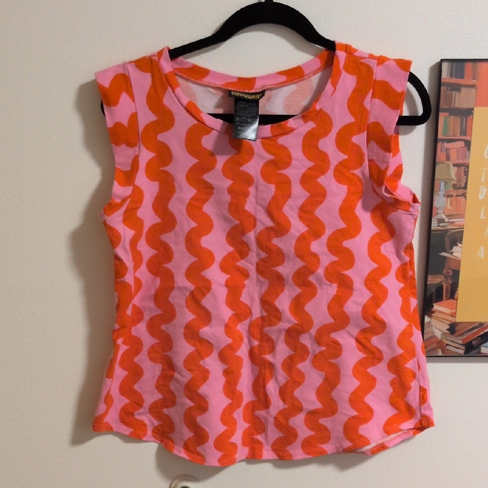 Nooworks Squiggle Muscle Tee Size XL P2P 18.5in